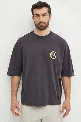 Zdjęcie produktu Champion t-shirt bawełniany męski kolor szary z aplikacją 219999