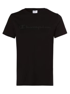 Zdjęcie produktu Champion T-shirt damski Kobiety Bawełna czarny nadruk,