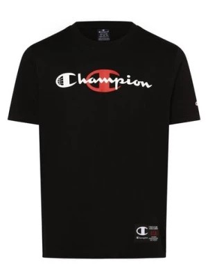 Zdjęcie produktu Champion T-shirt męski Mężczyźni Bawełna czarny nadruk,