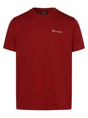Zdjęcie produktu Champion T-shirt męski Mężczyźni Bawełna czerwony nadruk,