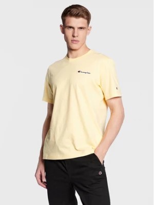 Zdjęcie produktu Champion T-Shirt Small Script Logo Embroidery 218006 Żółty Regular Fit