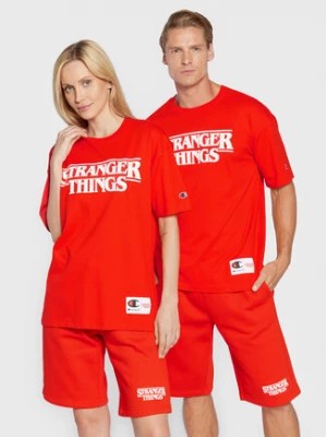 Zdjęcie produktu Champion T-Shirt Unisex STRANGER THINGS 217791 Czerwony Custom Fit