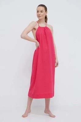 Zdjęcie produktu Chantelle sukienka plażowa bawełniana kolor różowy