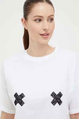 Zdjęcie produktu Chantelle X t-shirt bawełniany kolor biały