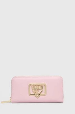 Zdjęcie produktu Chiara Ferragni portfel EYELIKE damski kolor różowy 76SB5PB1