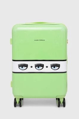 Zdjęcie produktu Chiara Ferragni walizka LOGOMANIA kolor zielony 76SB0LA1