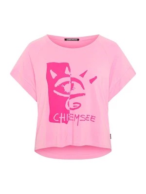 Zdjęcie produktu Chiemsee Koszulka "Boga" w kolorze jasnoróżowym ze wzorem rozmiar: XS