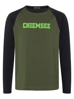 Zdjęcie produktu Chiemsee Koszulka "Laholm" w kolorze oliwkowo-czarnym rozmiar: 134/140