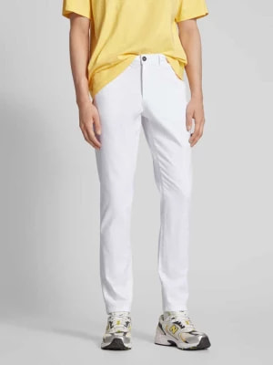 Zdjęcie produktu Chinosy o kroju slim fit z wpuszczaną kieszenią model ‘MARCO BOWIE’ w kolorze białym jack & jones