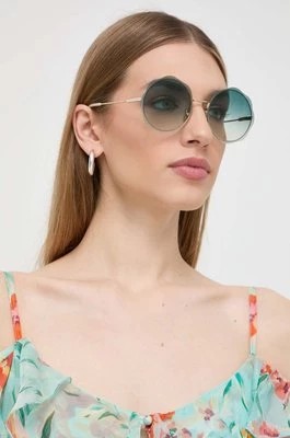 Zdjęcie produktu Chloé okulary przeciwsłoneczne damskie kolor złoty CH0202S Chloe