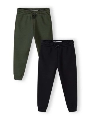 Zdjęcie produktu Chłopięce spodnie dresowe 2-pack czarny i khaki Minoti