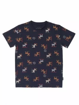 Zdjęcie produktu Chłopięcy t-shirt w świąteczny wzór TOP SECRET