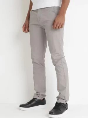 Zdjęcie produktu Ciemnobeżowe Bawełniane Spodnie Regular Jazari