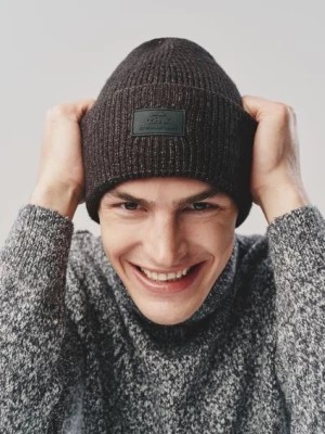 Zdjęcie produktu Ciemnogranatowa czapka zimowa męska OCHNIK
