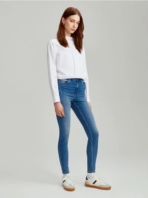 Zdjęcie produktu Ciemnoniebieskie jeansy skinny fit TALL z regularnym stanem House