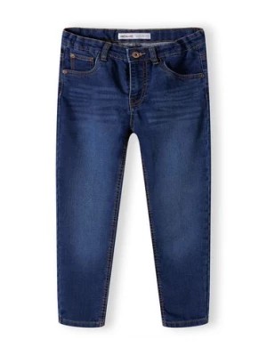 Zdjęcie produktu Ciemnoniebieskie klasyczne jeansy dopasowane chłopięce Minoti