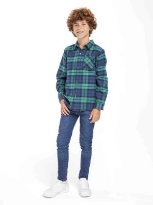 Zdjęcie produktu Ciemnoniebieskie spodnie jeansowe dla chłopca Minoti