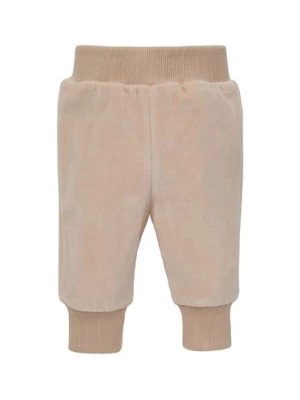 Zdjęcie produktu Ciepłe spodnie welurwe beżowe LOVELY DAY BEIGE dla niemowlaka Pinokio