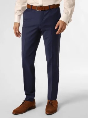 Zdjęcie produktu Cinque Męskie spodnie od garnituru modułowego Mężczyźni Super Slim Fit Sztuczne włókno niebieski jednolity,