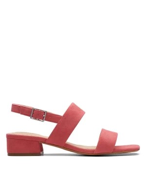 Zdjęcie produktu Clarks Skórzane sandały w kolorze czerwonym rozmiar: 41