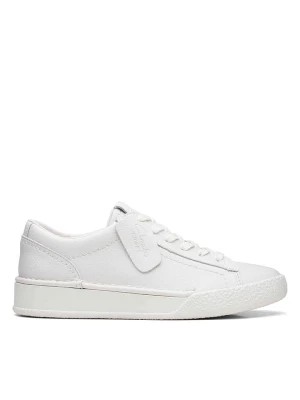Zdjęcie produktu Clarks Skórzane sneakersy "CraftCup Walk" w kolorze białym rozmiar: 41