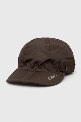 Zdjęcie produktu CMP czapka z daszkiem kolor brązowy z nadrukiem