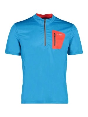 Zdjęcie produktu CMP Koszulka kolarska w kolorze błękitnym rozmiar: 52