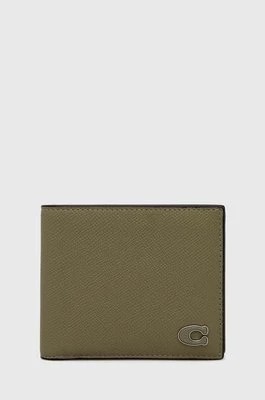 Zdjęcie produktu Coach portfel męski kolor zielony