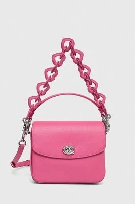 Zdjęcie produktu Coach torebka skórzana Cassie kolor różowy