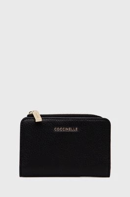 Zdjęcie produktu Coccinelle portfel skórzany damski kolor czarny