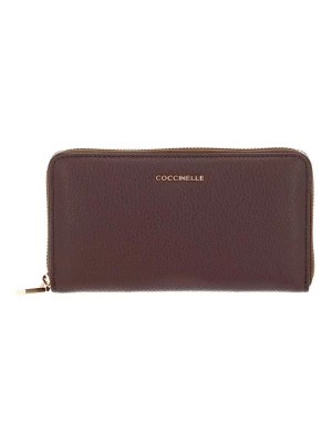 Zdjęcie produktu COCCINELLE Skórzany portfel w kolorze brązowym - 18 x 10 cm rozmiar: onesize