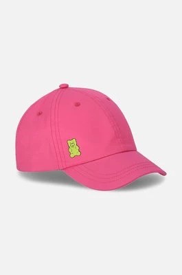 Zdjęcie produktu Coccodrillo czapka z daszkiem bawełniana dziecięca kolor różowy gładka