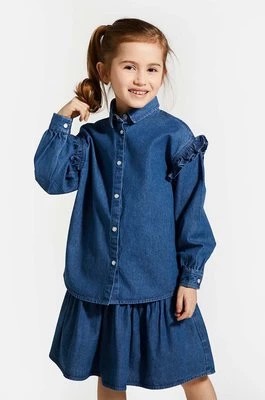 Zdjęcie produktu Coccodrillo koszula jeansowa dziecięca kolor niebieski