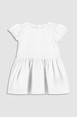 Zdjęcie produktu Coccodrillo sukienka bawełniana niemowlęca kolor biały mini rozkloszowana