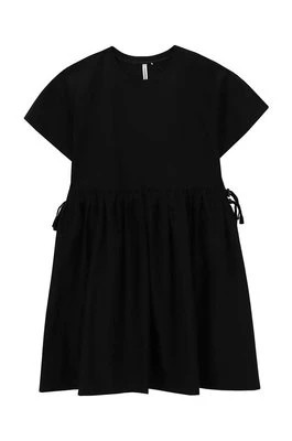 Zdjęcie produktu Coccodrillo sukienka dziecięca kolor czarny mini prosta