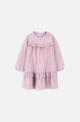 Zdjęcie produktu Coccodrillo sukienka niemowlęca kolor fioletowy mini prosta