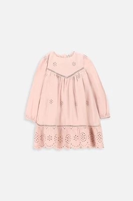 Zdjęcie produktu Coccodrillo sukienka niemowlęca kolor różowy mini rozkloszowana