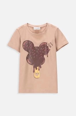 Zdjęcie produktu Coccodrillo t-shirt dziecięcy kolor beżowy