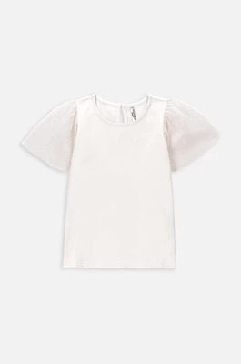 Zdjęcie produktu Coccodrillo t-shirt dziecięcy kolor beżowy