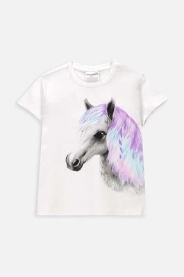 Zdjęcie produktu Coccodrillo t-shirt dziecięcy kolor biały