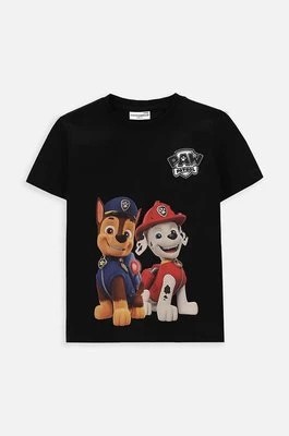 Zdjęcie produktu Coccodrillo t-shirt dziecięcy kolor czarny z nadrukiem