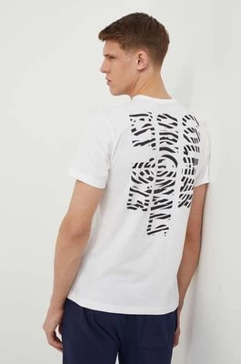 Zdjęcie produktu Colmar t-shirt bawełniany męski kolor biały z nadrukiem