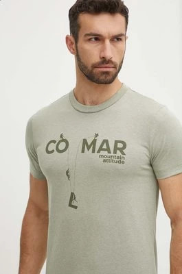Zdjęcie produktu Colmar t-shirt męski kolor zielony z nadrukiem