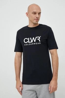 Zdjęcie produktu Colourwear t-shirt bawełniany kolor czarny z nadrukiem