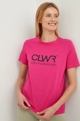 Zdjęcie produktu Colourwear t-shirt bawełniany kolor różowy