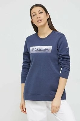 Zdjęcie produktu Columbia bluza damska kolor granatowy z nadrukiem