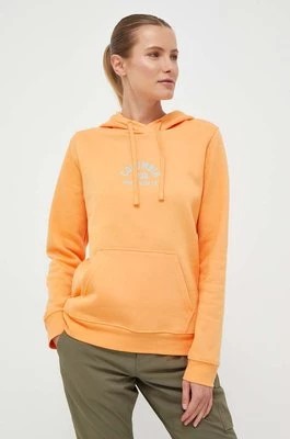 Zdjęcie produktu Columbia bluza damska kolor pomarańczowy z kapturem z nadrukiem