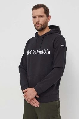 Zdjęcie produktu Columbia bluza CSC Basic Logo męska kolor czarny z kapturem z nadrukiem 1681664