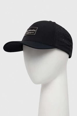 Zdjęcie produktu Columbia czapka z daszkiem Columbia Hike 110 kolor czarny z aplikacją 2032031
