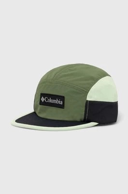 Zdjęcie produktu Columbia czapka z daszkiem Escape Thrive kolor zielony z nadrukiem 1991341